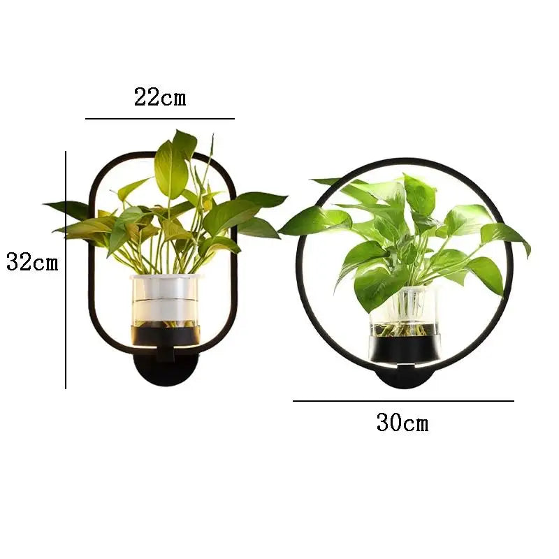 Avtoit | Lumora Plant Wall Lamp - Stylish Lighting with Natural Greenery