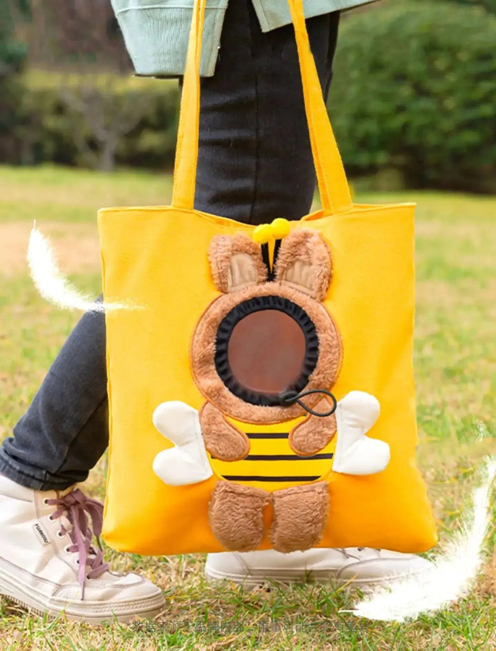 Avtoit | Lightweight Canvas Tote Bag for Cats and Small Dogs