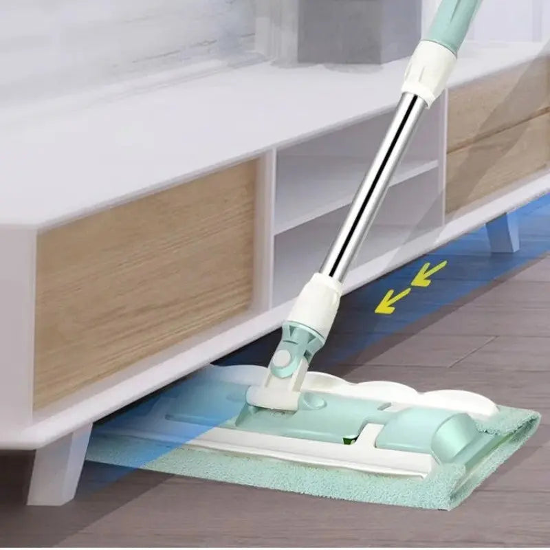 Avtoit | Flat Mop with Stainless Steel Handle – Effortless Floor Cleaning without Bending