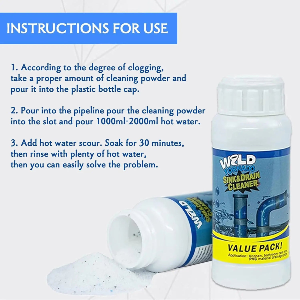 Avtoit | Powerful drain cleaner against stubborn blockages