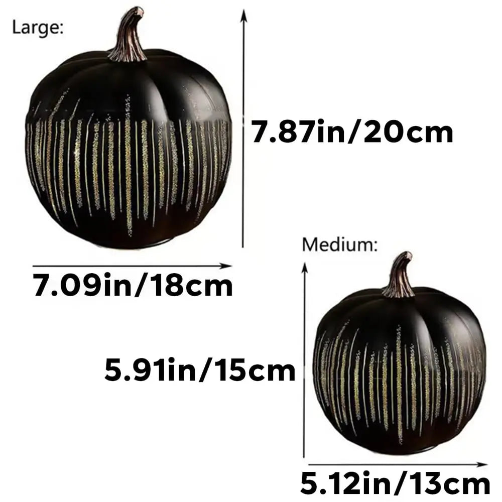 Avtoit | Illuminated Pumpkins with Star Light – Decorative Autumn Accent with Timer