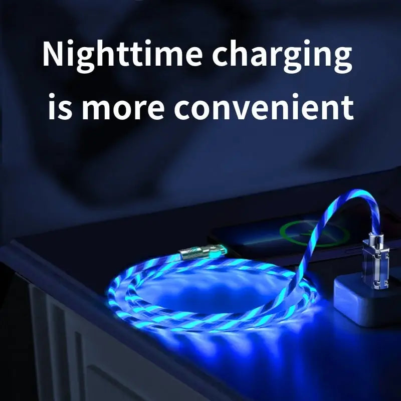 Avtoit | Illuminated 540° Redatable data cable – High quality & fast charging