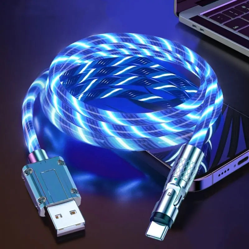 Avtoit | Illuminated 540° Redatable data cable – High quality & fast charging
