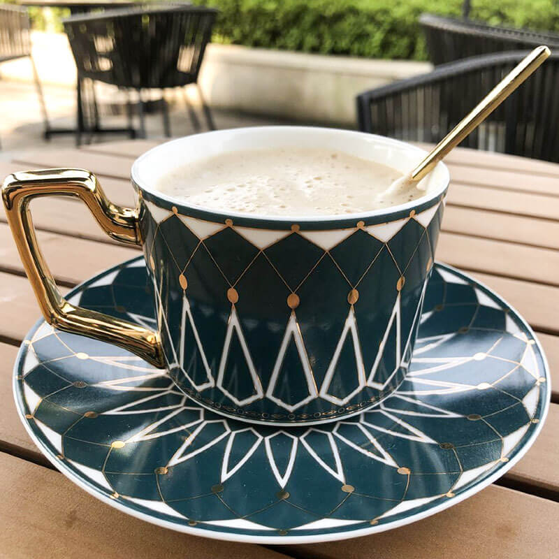 Avtoit | Square A Retro-Pattern Coffee Mug