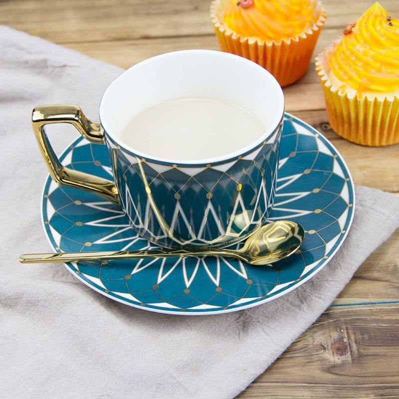 Avtoit | Square A Retro-Pattern Coffee Mug