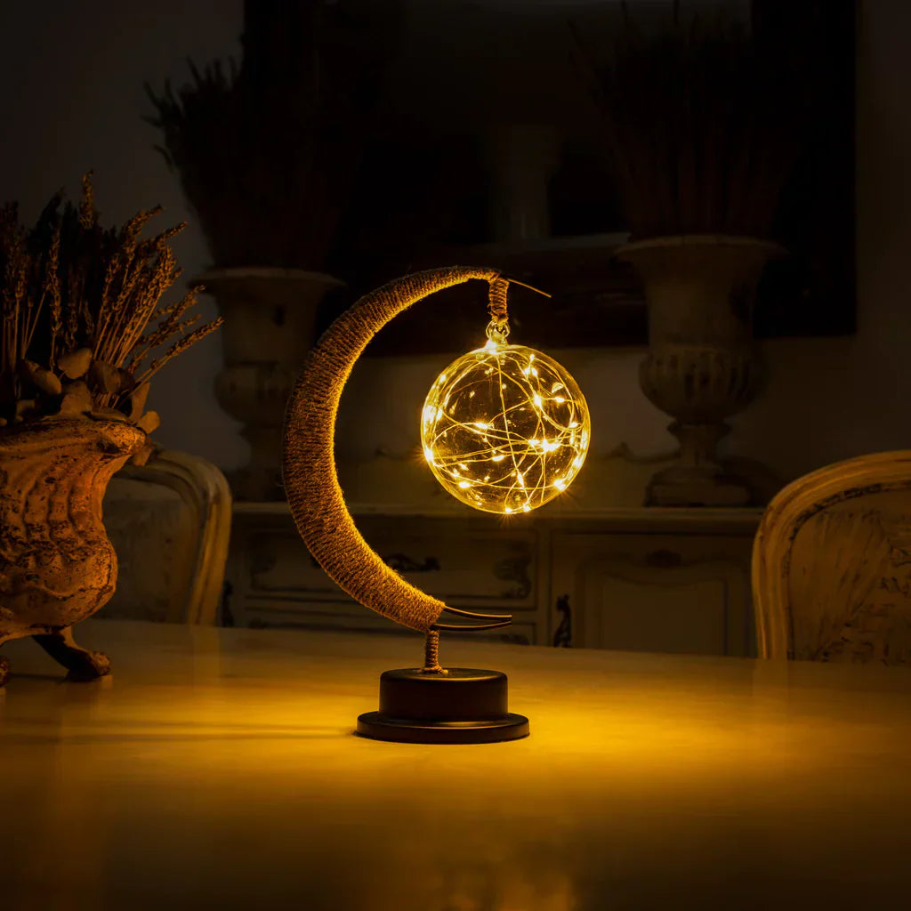 Avtoit | LED Lunar Lamp - Enchanted Moon Night Light for Bedroom, Nursery & Home Decor
