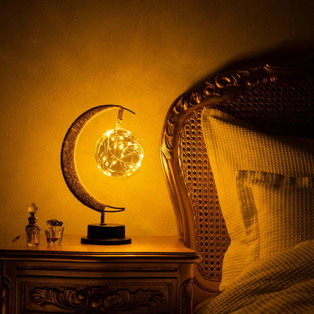Avtoit | LED Lunar Lamp - Enchanted Moon Night Light for Bedroom, Nursery & Home Decor