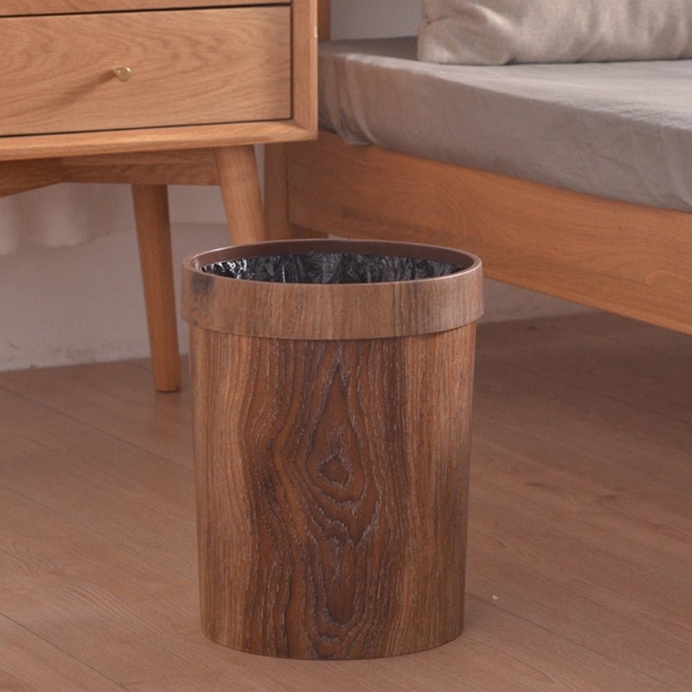 Avtoit | LignoBin – Scandinavian Style Wooden-Effect Waste Bin (8L)