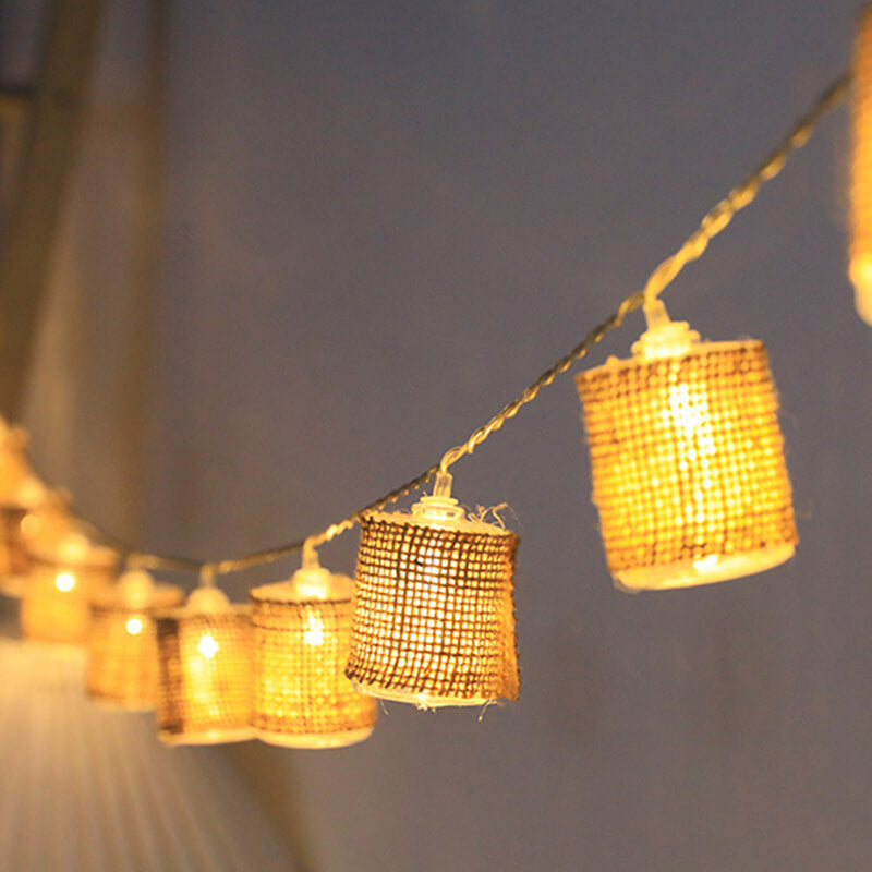 Avtoit | Linen Lantern String Lights
