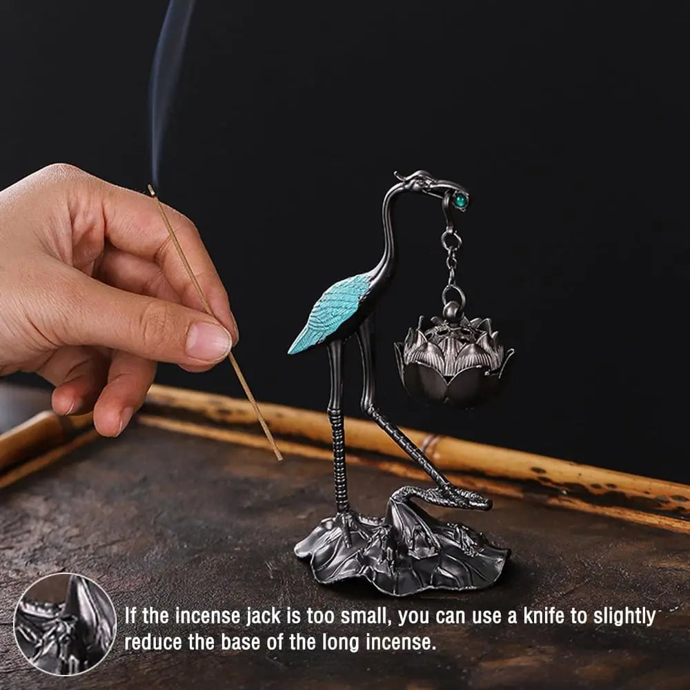 Avtoit | Lotus-Crane Decor & Aroma Diffuser – For relaxed senses & warm atmosphere