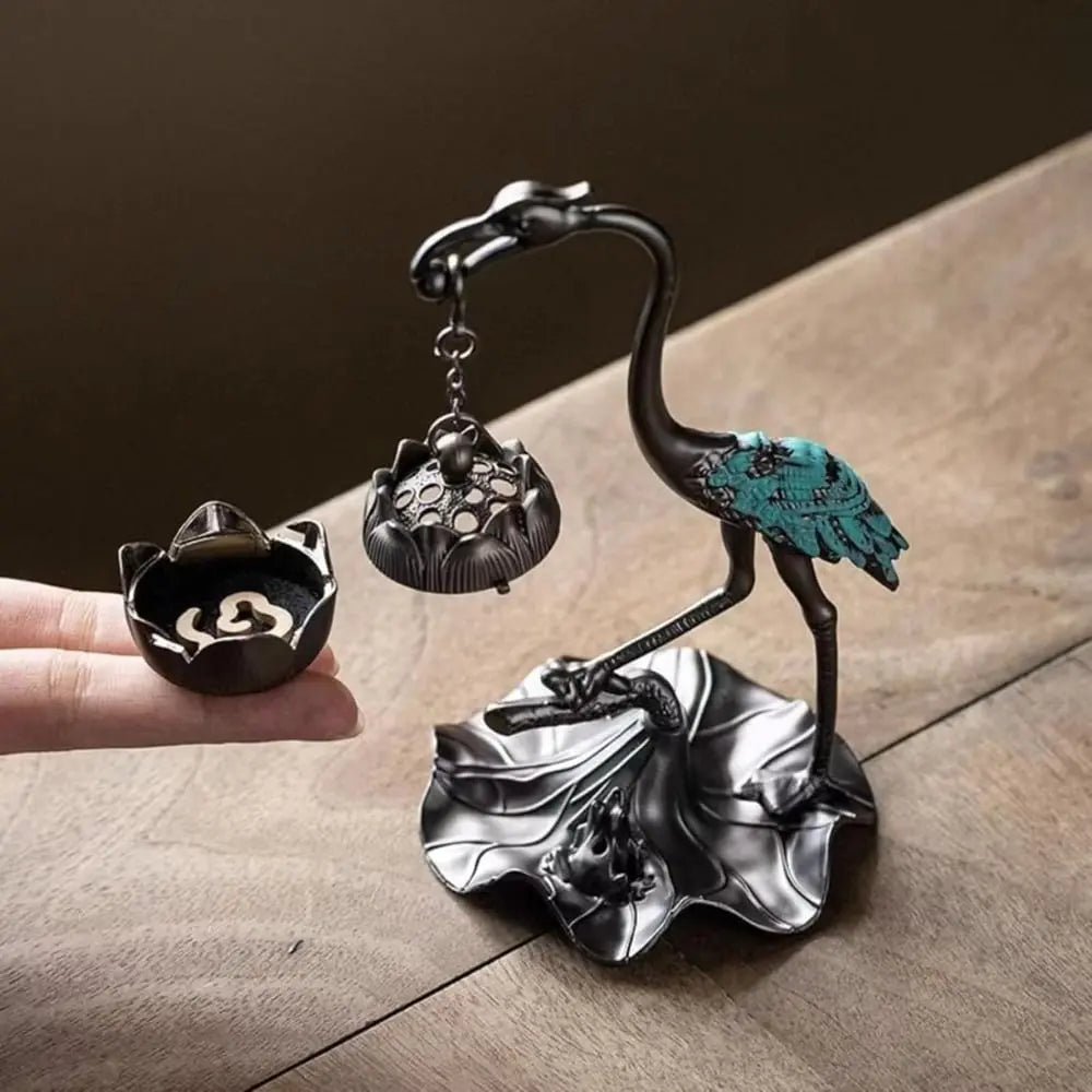 Avtoit | Lotus-Crane Decor & Aroma Diffuser – For relaxed senses & warm atmosphere
