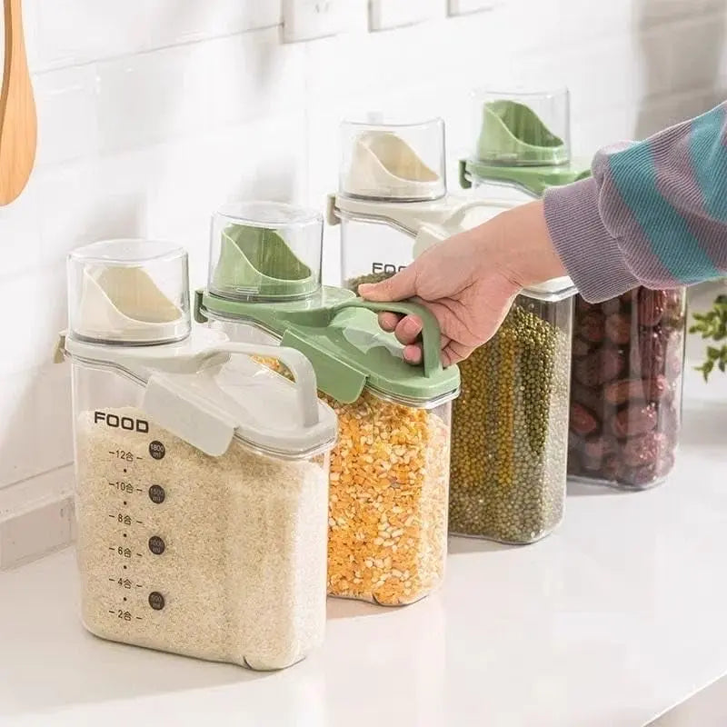 Avtoit | Airtight storage container with measuring cup – fresh & tidy