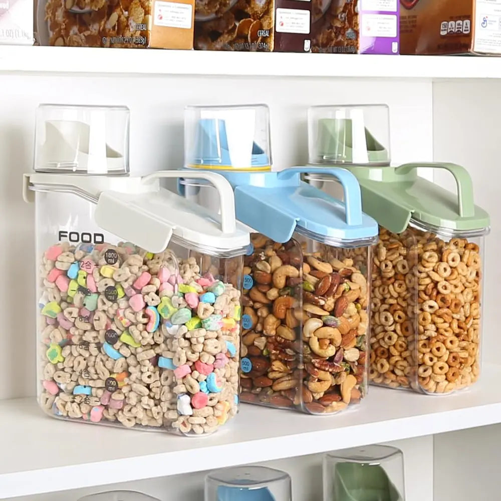 Avtoit | Airtight storage container with measuring cup – fresh & tidy