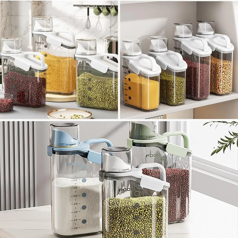 Avtoit | Airtight storage container with measuring cup – fresh & tidy