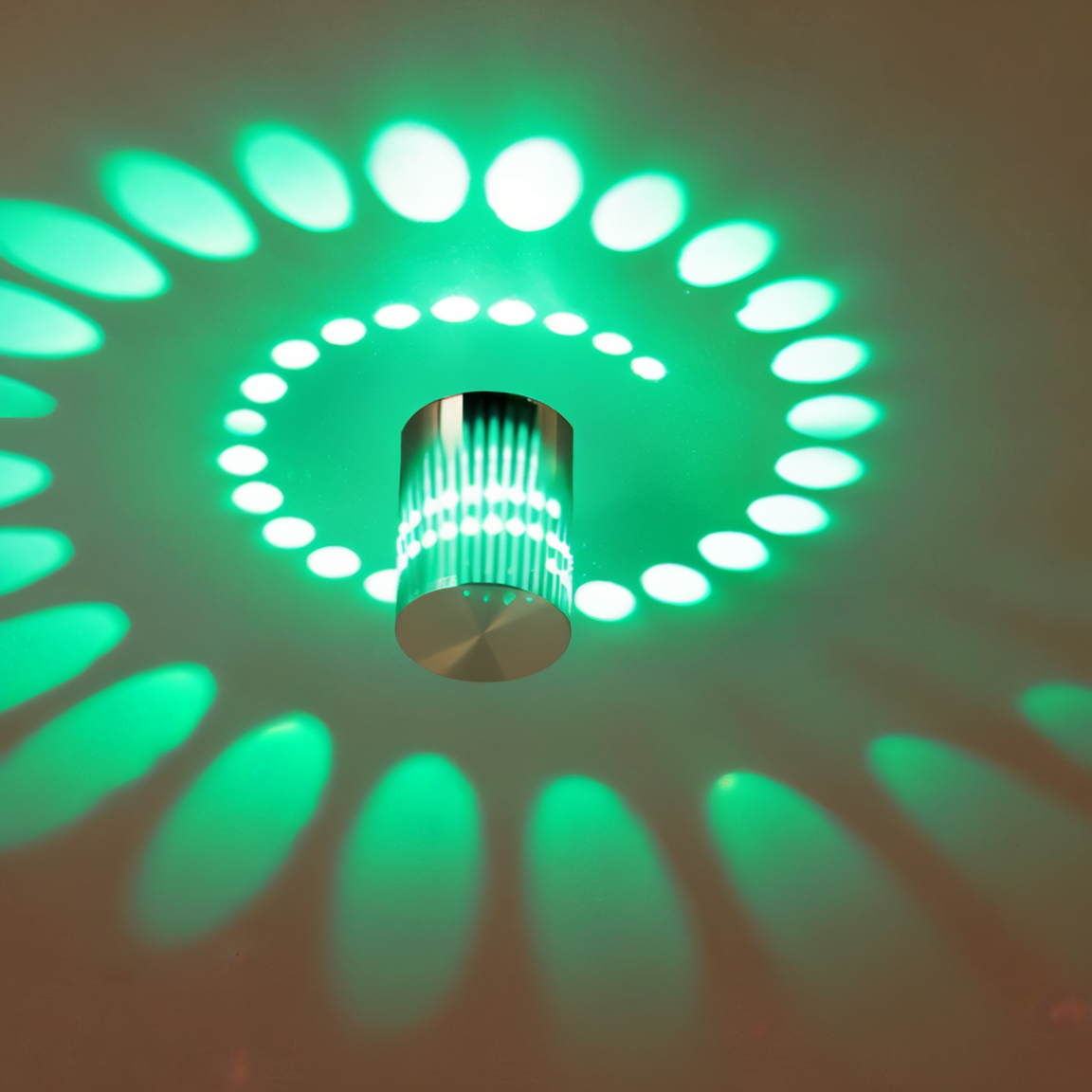 Avtoit | LuminBlast LED Wall Light – Colourful Spiral Cylinder Wall Lamp for Modern Indoor Lighting