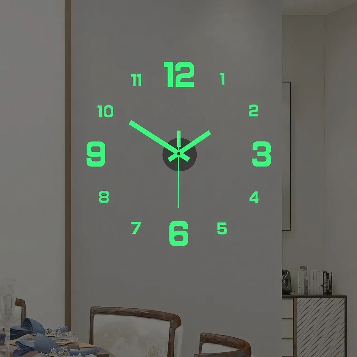 Avtoit | 3D-LED wall clock – frameless DIY design