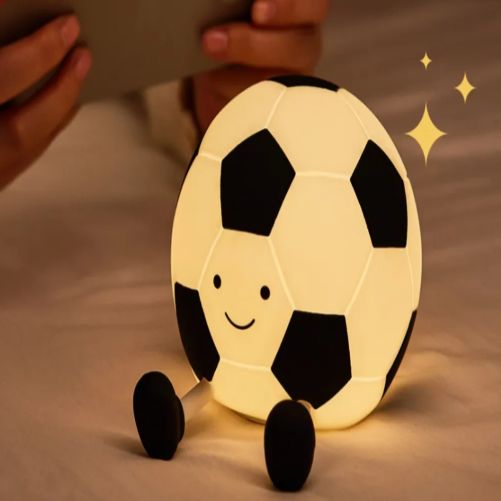 Avtoit | LumoKick – Rechargeable Silicone Football Night Light with 3 Brightness Levels