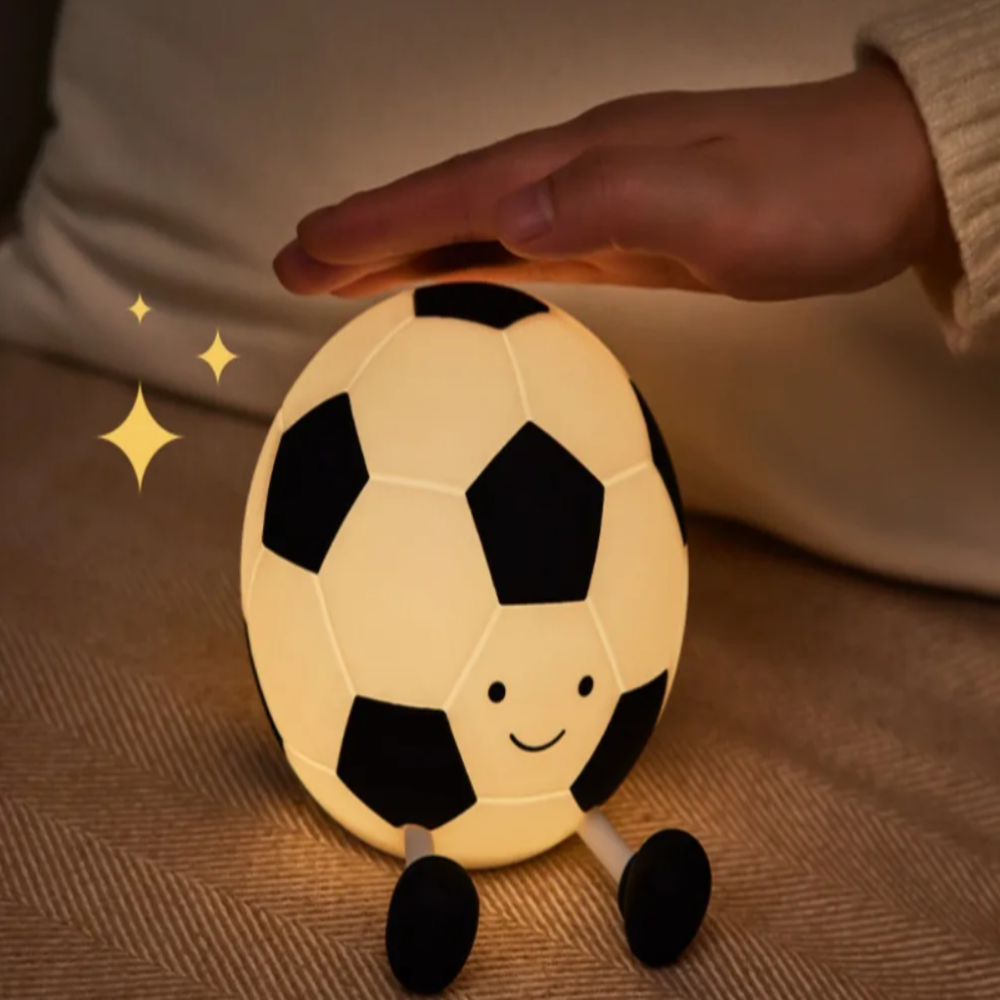 Avtoit | LumoKick – Rechargeable Silicone Football Night Light with 3 Brightness Levels