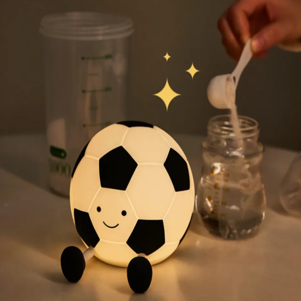 Avtoit | LumoKick – Rechargeable Silicone Football Night Light with 3 Brightness Levels