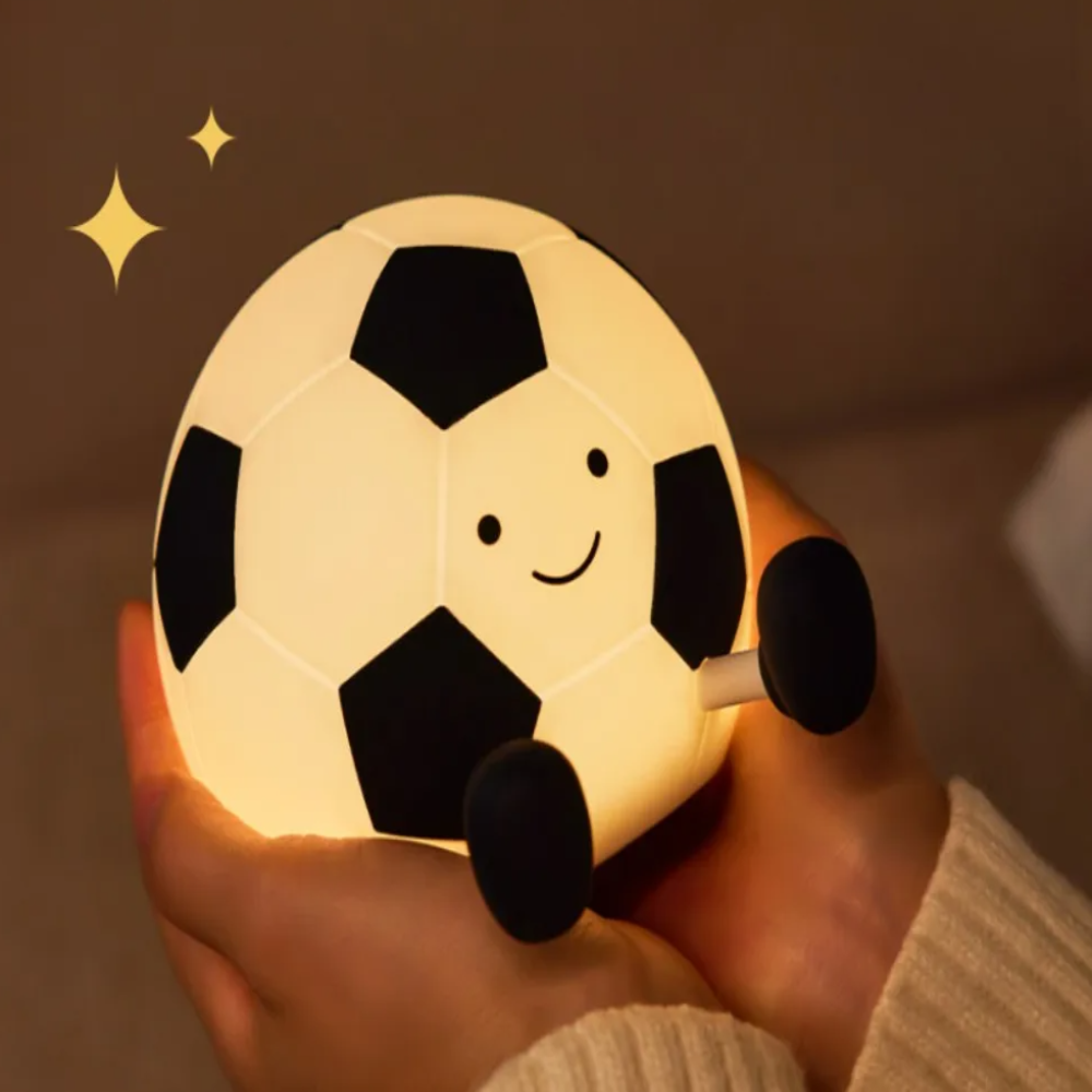 Avtoit | LumoKick – Rechargeable Silicone Football Night Light with 3 Brightness Levels