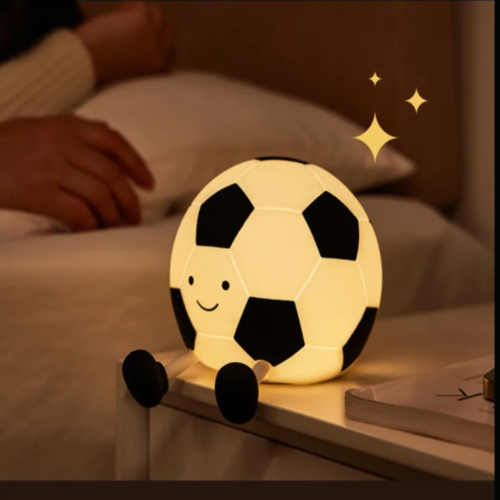 Avtoit | LumoKick – Rechargeable Silicone Football Night Light with 3 Brightness Levels