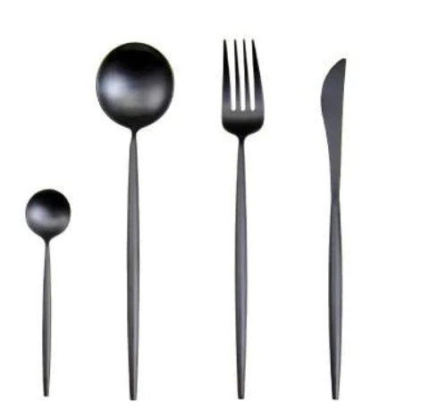 Avtoit | Luxurious Cutlery Set Gold-Silver | 24-piece Stainless Steel Cutlery