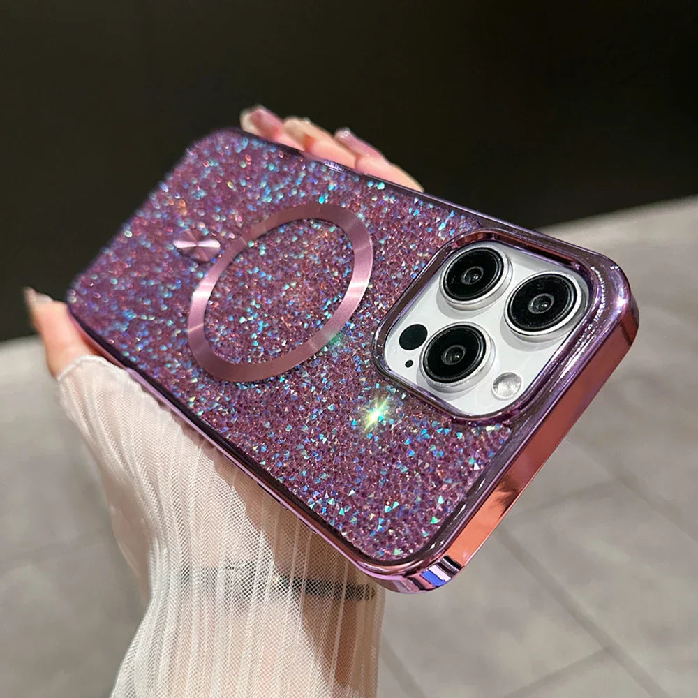 Avtoit | Bling Glitter Magnetic Case for iPhone