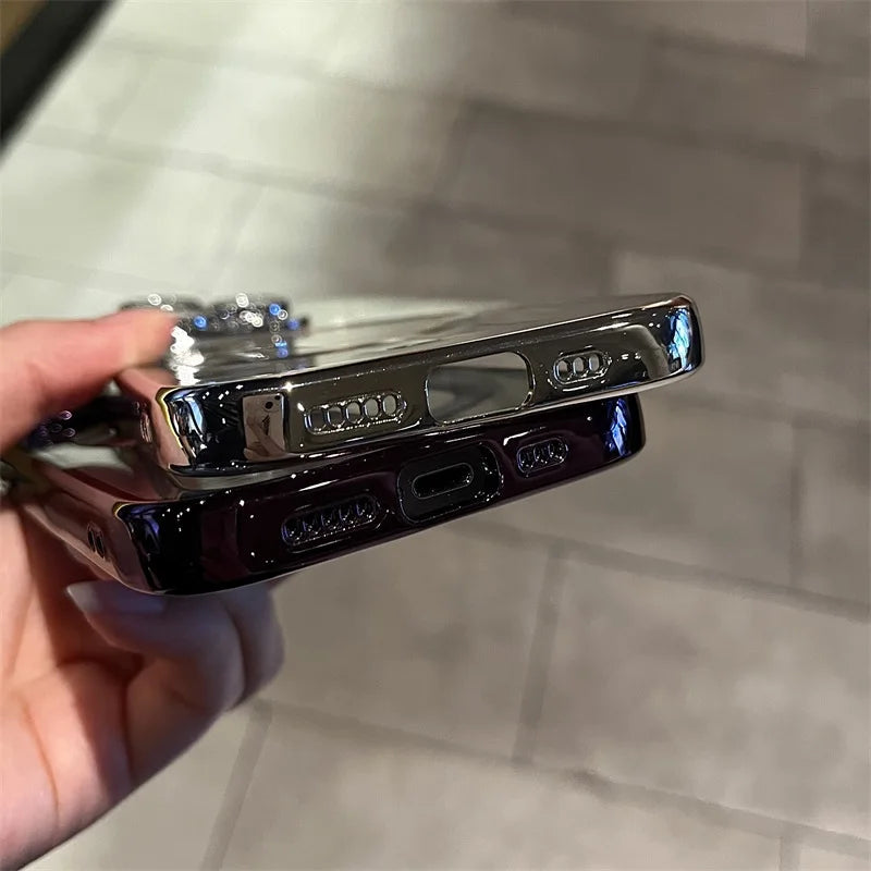 Avtoit | Plating Clear Soft Magnetic Case for iPhone