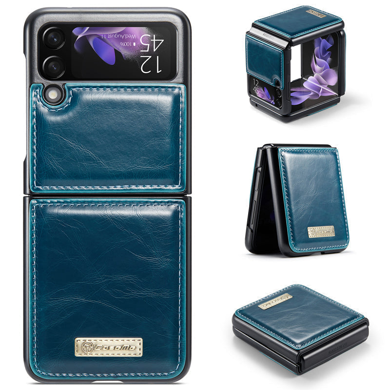Avtoit | Luxurious Genuine Leather Flip Case for Samsung Z Flip3 5G