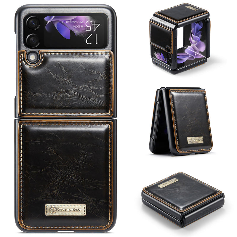 Avtoit | Luxurious Genuine Leather Flip Case for Samsung Z Flip3 5G