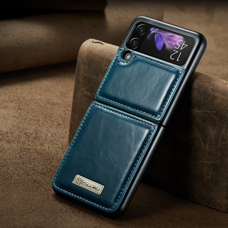 Avtoit | Luxurious Genuine Leather Flip Case for Samsung Z Flip3 5G