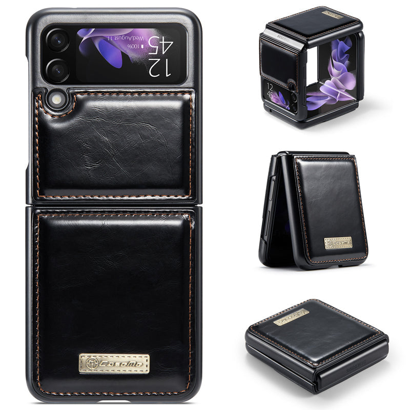 Avtoit | Luxurious Genuine Leather Flip Case for Samsung Z Flip3 5G