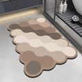 Avtoit | Luxury Diatomite Bathroom Mat Beige | Non-Slip Shower Mat