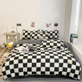 Avtoit | Luxury Check Pattern Duvet Cover | High-Quality Bedding 135x200