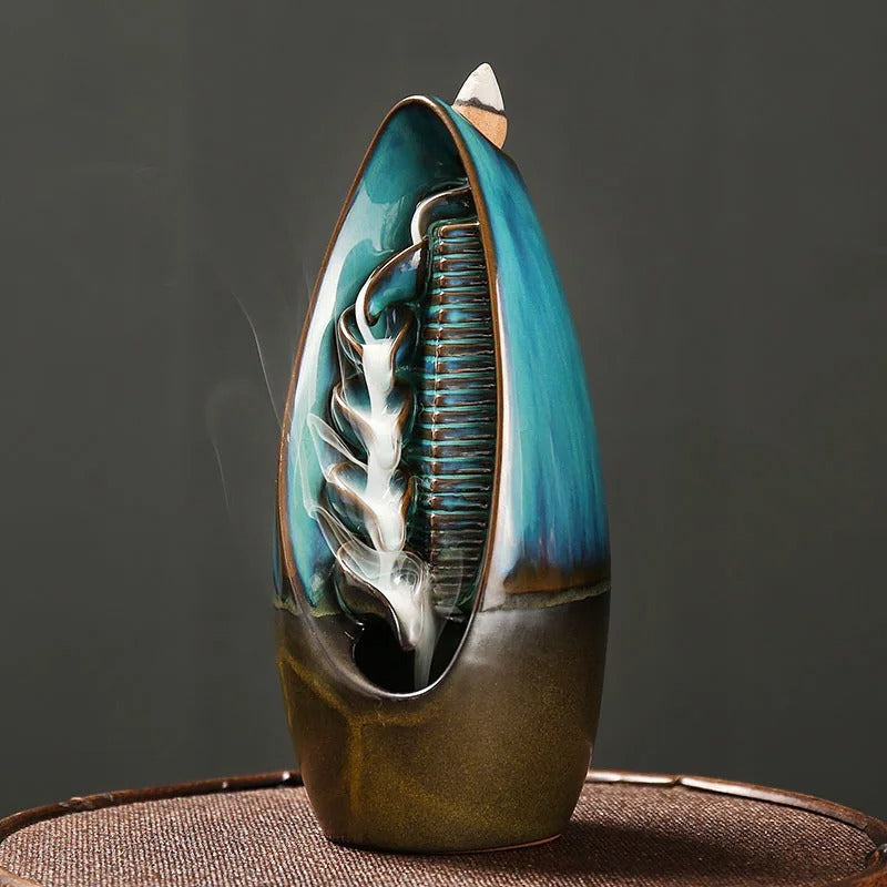Avtoit | Luxury Ceramic Waterfall Incense Holder | Aromatherapy
