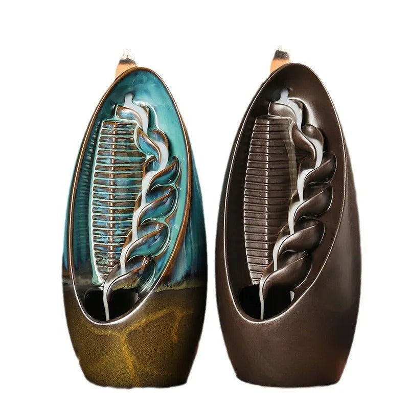 Avtoit | Luxury Ceramic Waterfall Incense Holder | Aromatherapy