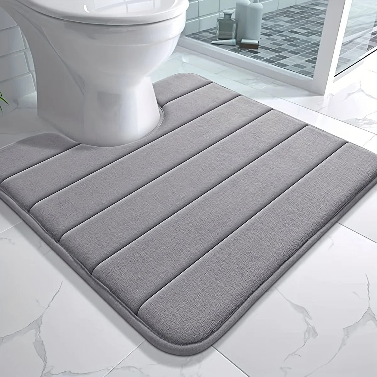 Avtoit | Luxury U-shaped Bath Mat | Memory Foam Bath Mat