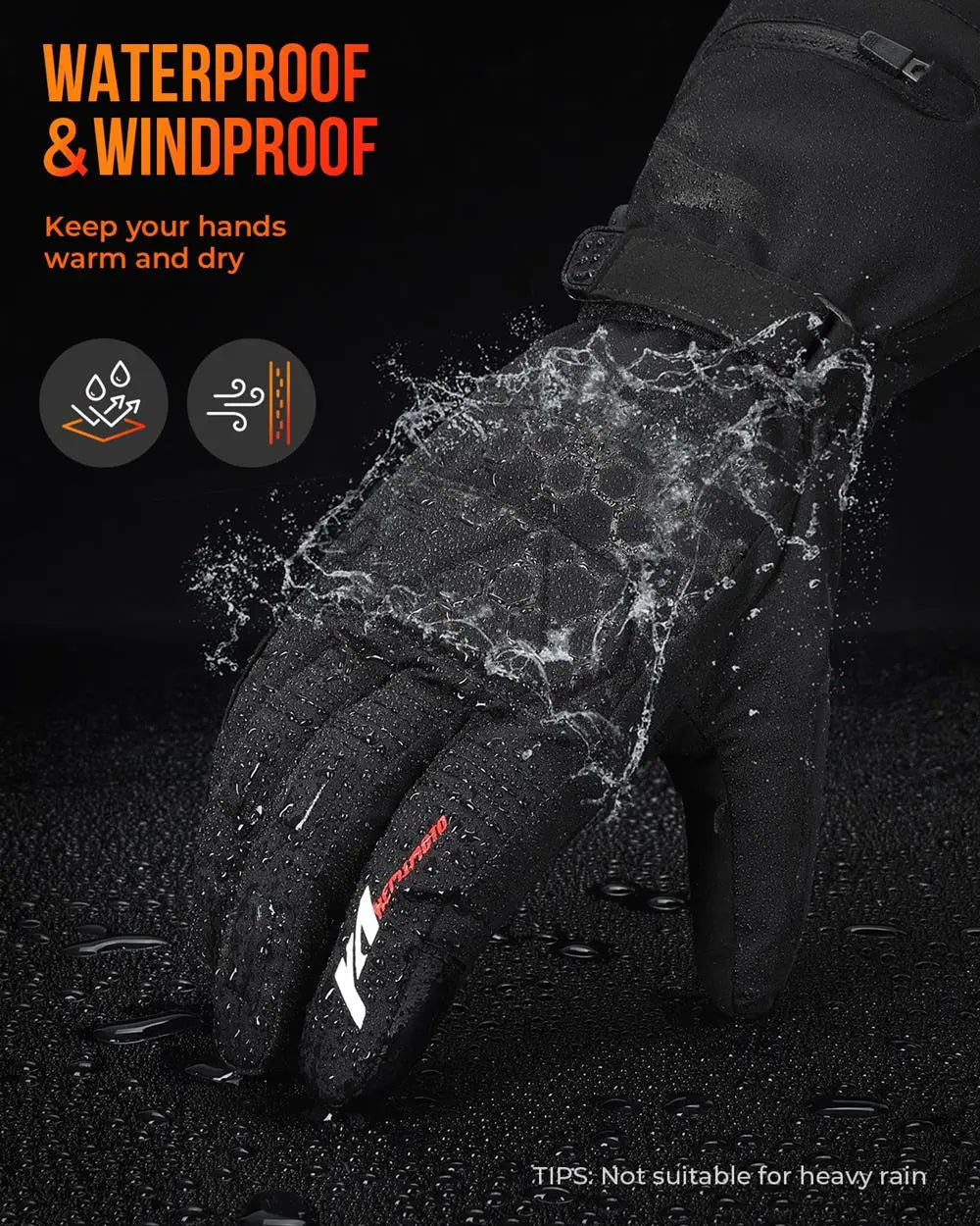 Avtoit | Thermal Heated Gloves | Waterproof Rechargeable Winter Gloves
