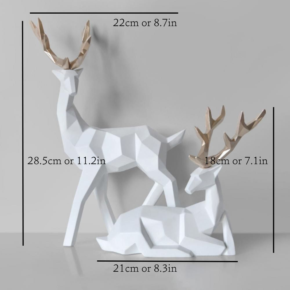 Avtoit | Geometric Deer Statue
