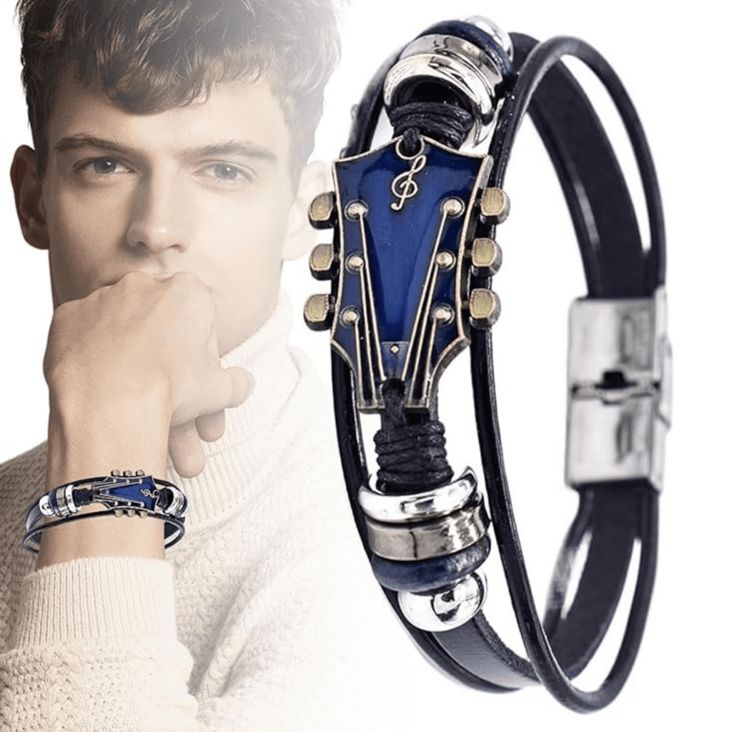 Avtoit | Music-inspired leather bracelet