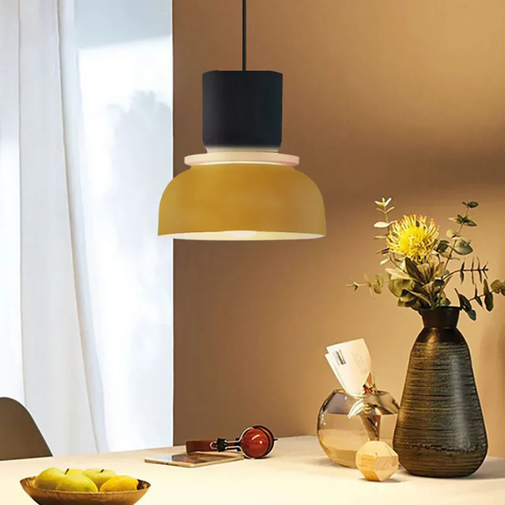 Avtoit | Nordic Color Block Pendant Light Fixture - Modern Hanging Lamp for Kitchen & Dining Room