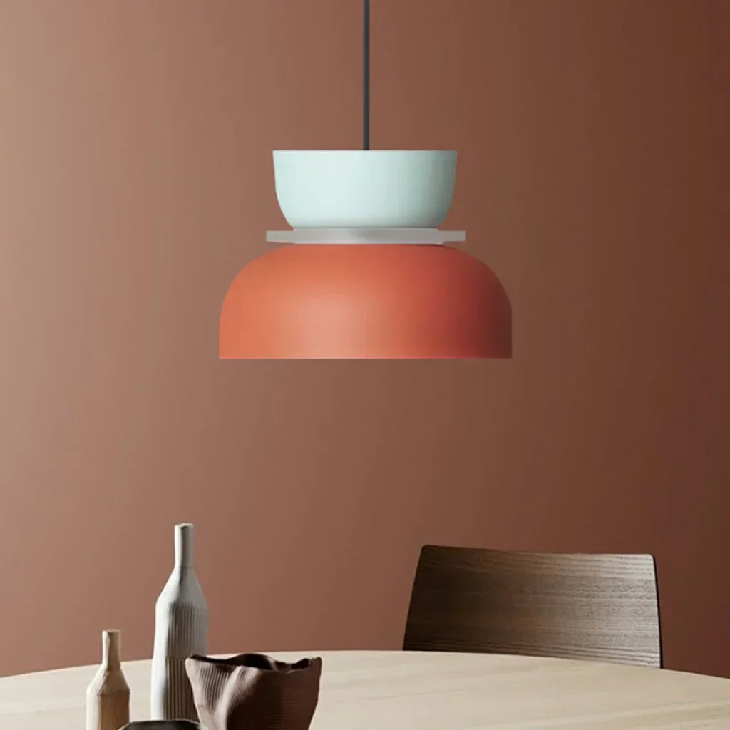 Avtoit | Nordic Color Block Pendant Light Fixture - Modern Hanging Lamp for Kitchen & Dining Room