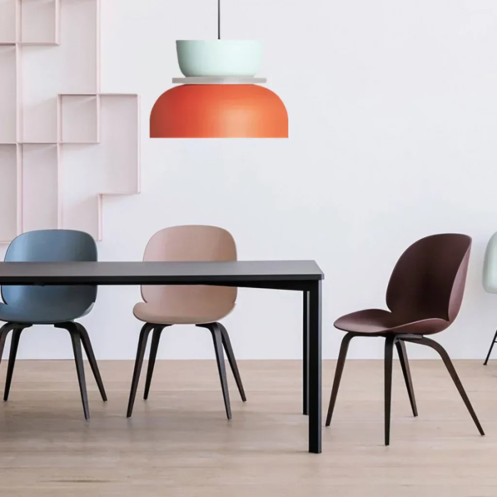Avtoit | Nordic Color Block Pendant Light Fixture - Modern Hanging Lamp for Kitchen & Dining Room