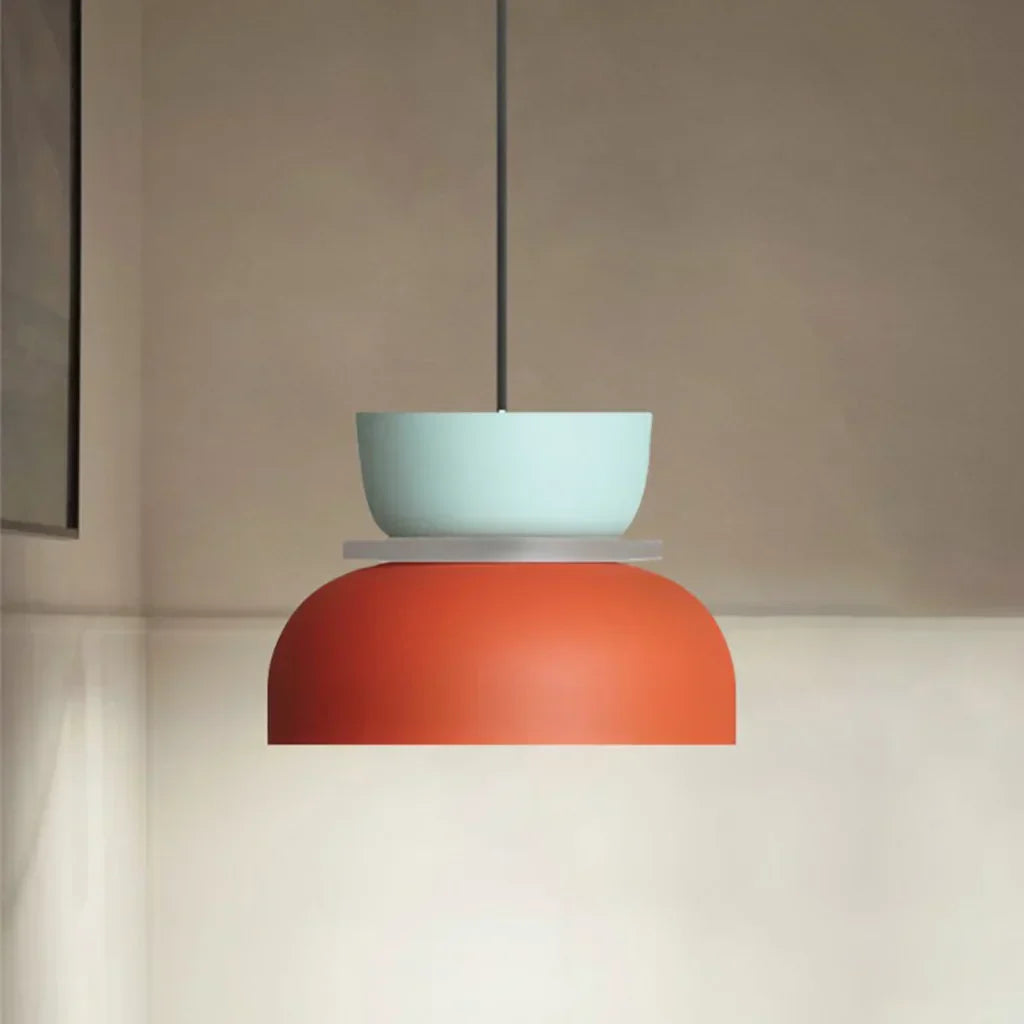 Avtoit | Nordic Color Block Pendant Light Fixture - Modern Hanging Lamp for Kitchen & Dining Room
