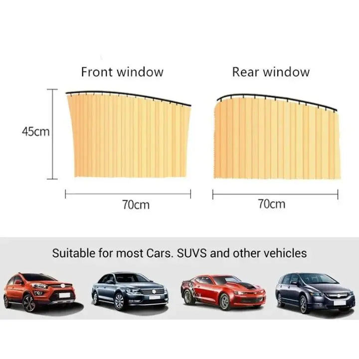 Avtoit | Magnetic Car Sunshade Film – Visibility & Heat PRedection