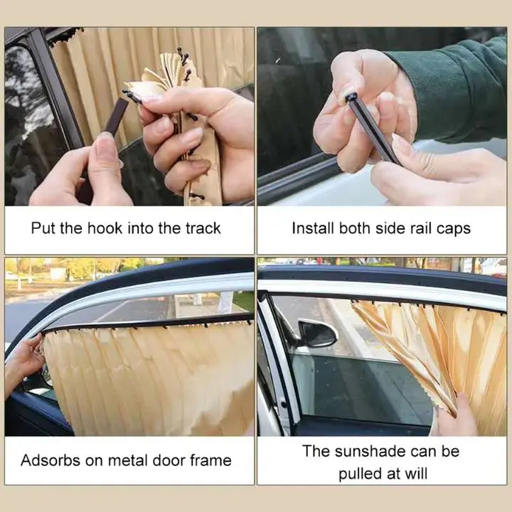 Avtoit | Magnetic Car Sunshade Film – Visibility & Heat PRedection