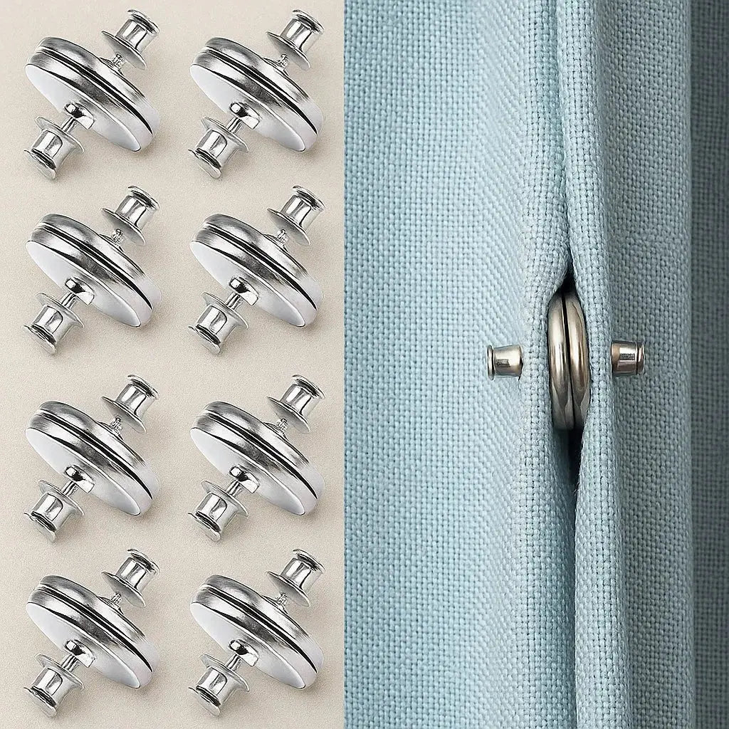Avtoit | Magnetic Curtain Clips — Light Blocking Alloy Clips
