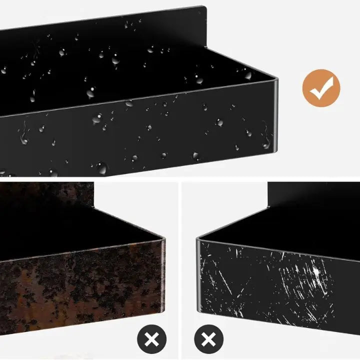 Magnetic Spice Storage Shelf for Refrigerator or Metal Surfaces, No Assembly