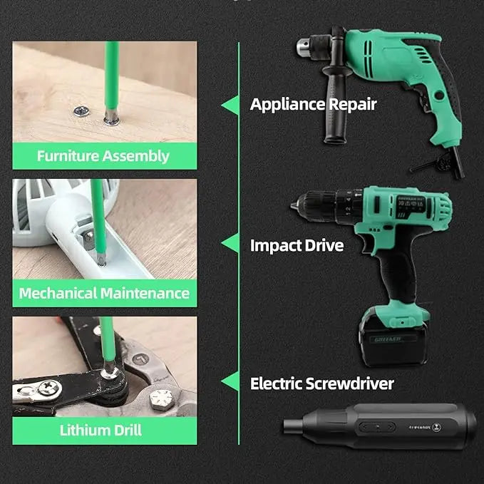 Avtoit | Magnetic Screwdriver Drill Bit Set (6 Pieces)
