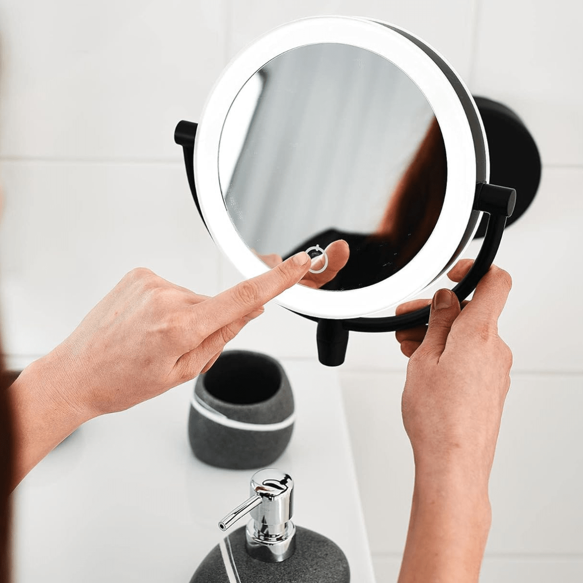 Avtoit | Make-up mirror with light | Rechargeable cosmetic mirror